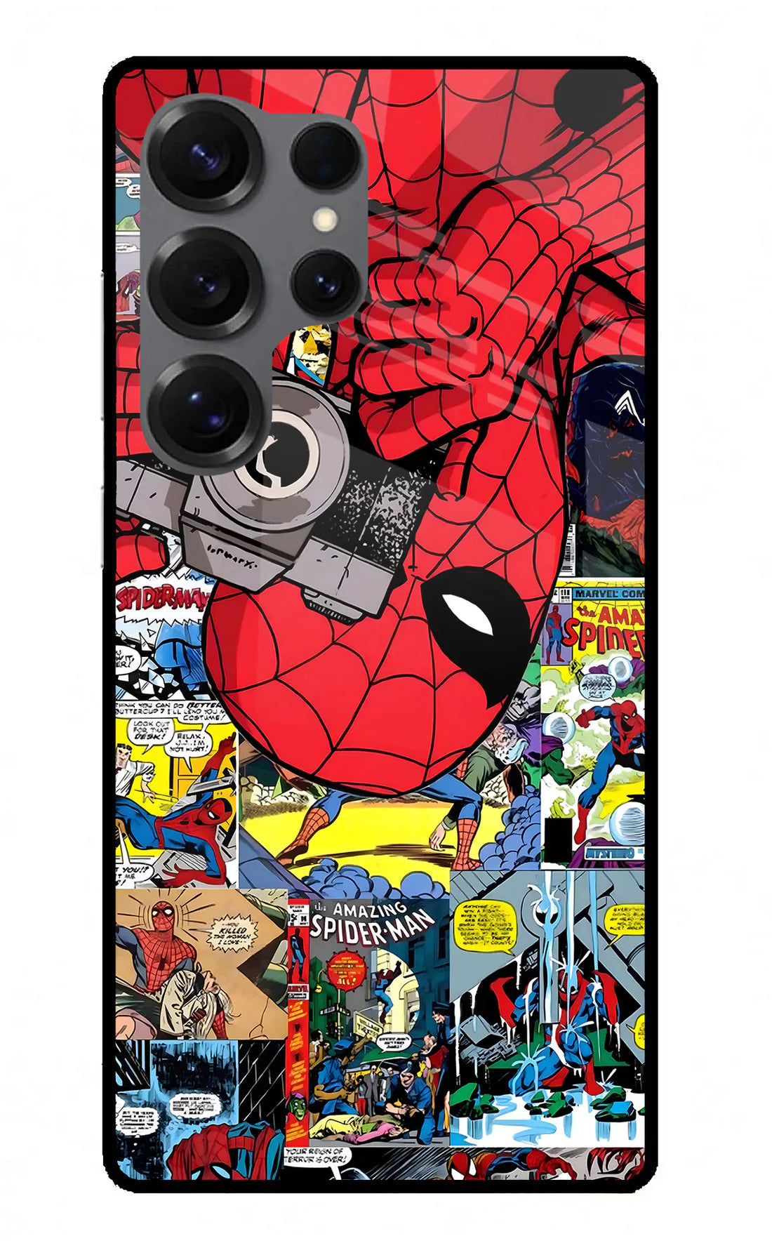 Spider Man Samsung S25 Ultra Back cover
