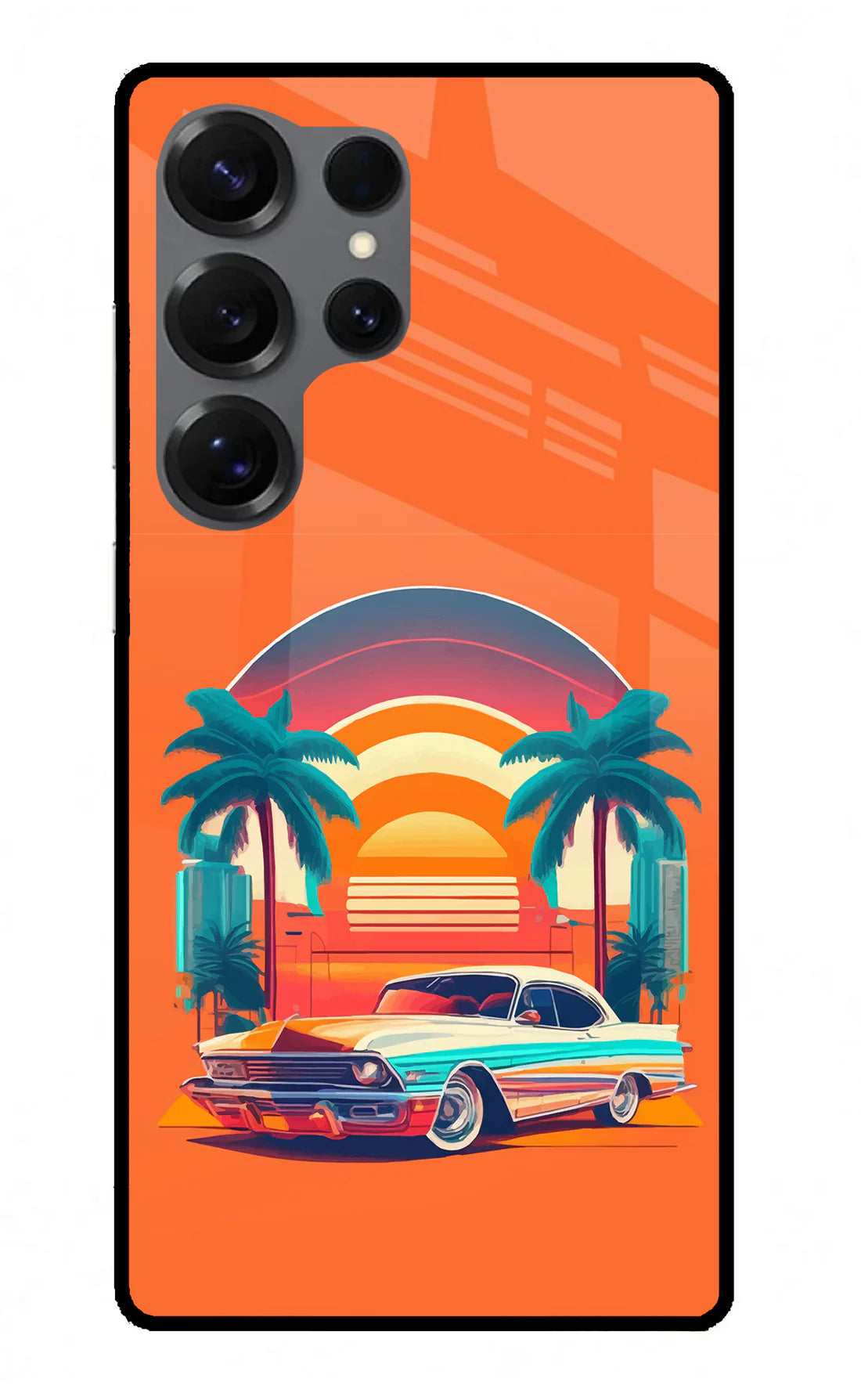 Palm Drive 80s Samsung S25 Ultra Back cover