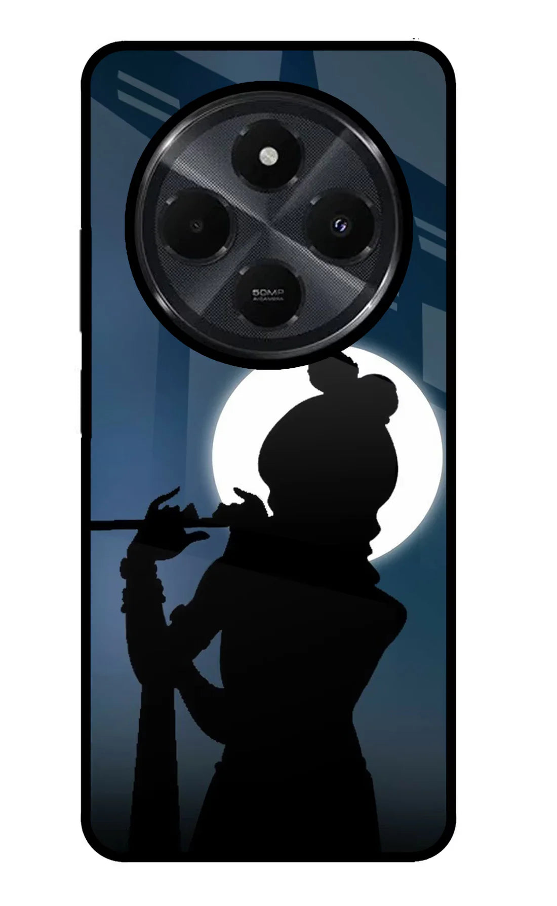 Shri Krishna Silhouette Redmi 14C 5G Back cover
