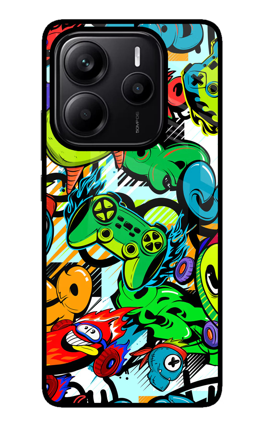 Game Doodle Redmi Note 14 5G Back cover
