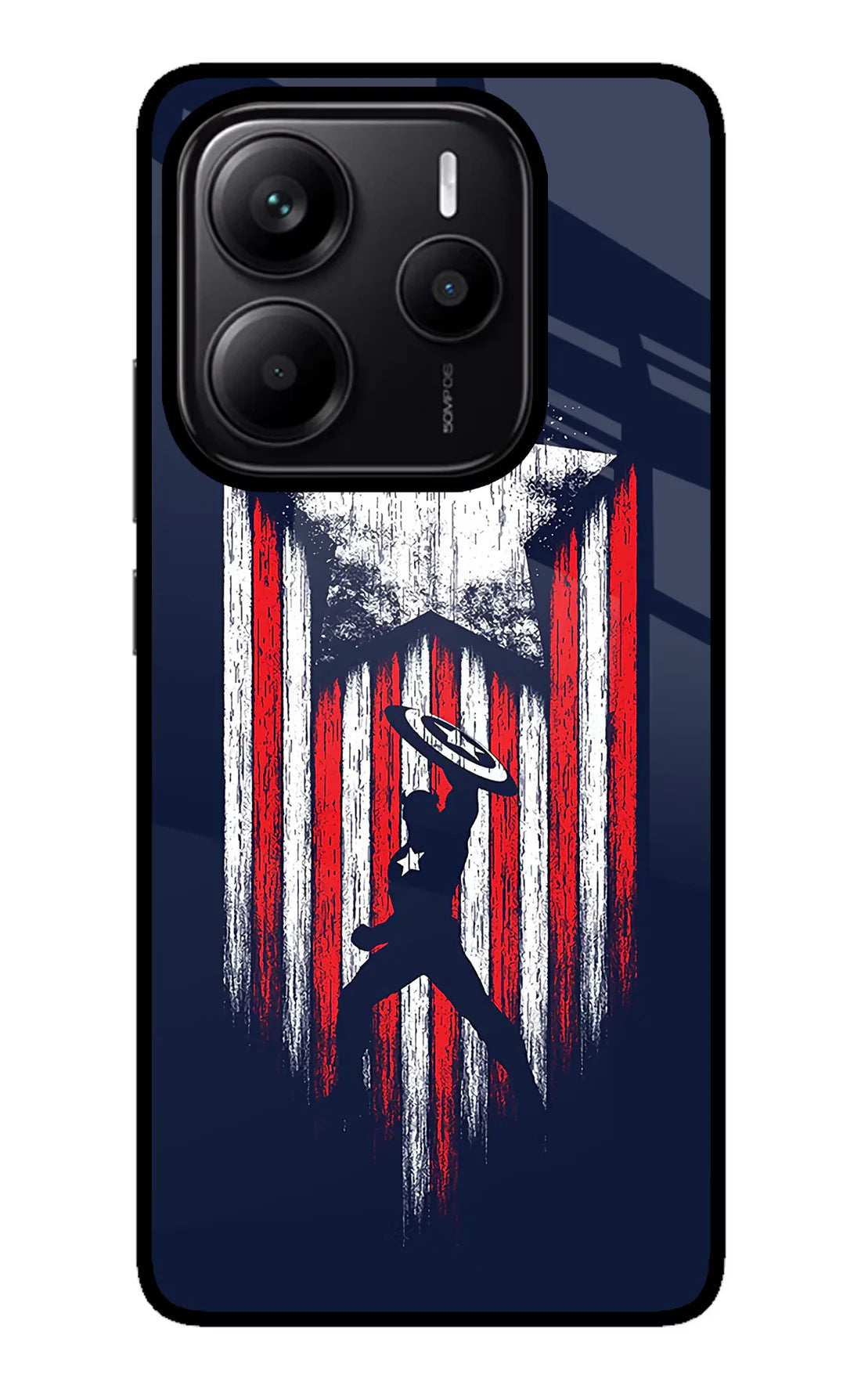 Captain America Marvel Art Redmi Note 14 5G Back cover
