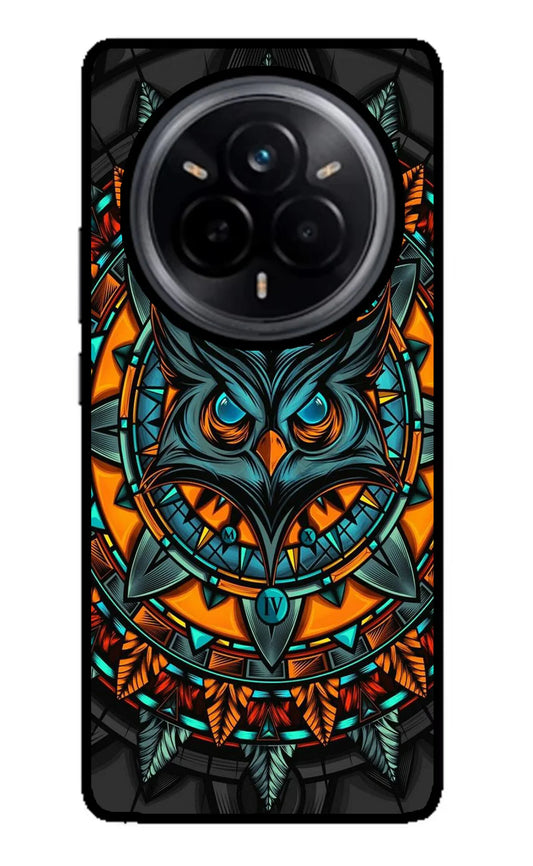 Angry Owl Art Realme 14 Pro 5G Back cover