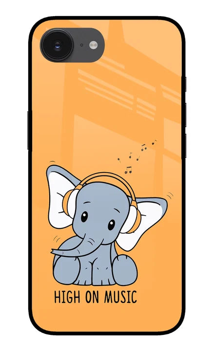High On Music iPhone 16e Back Cover