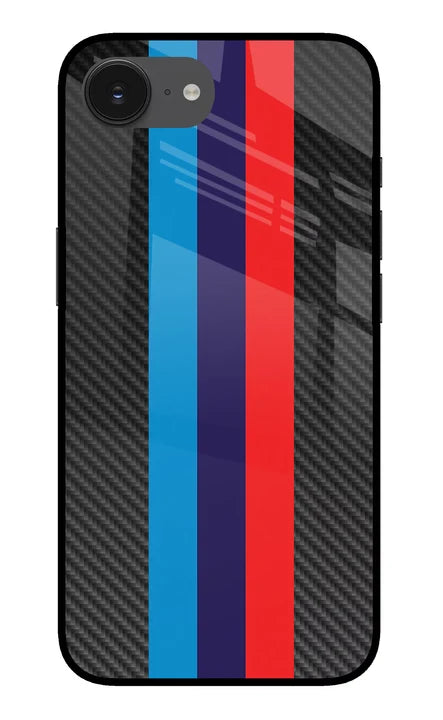 BMW Stripes Pattern iPhone 16e Back Cover