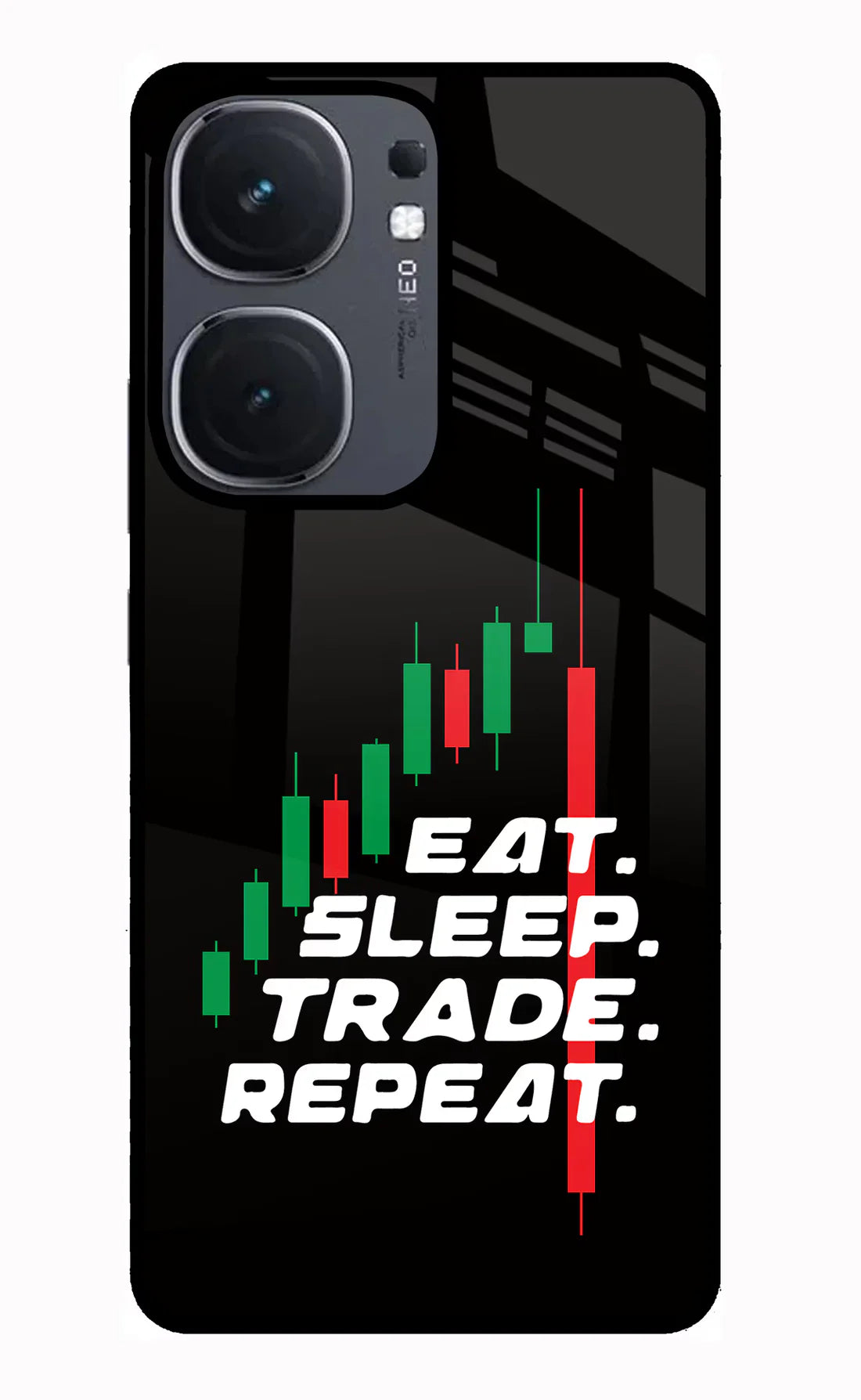 Eat Sleep Trade Repeat IQOO Neo9 Pro Back cover