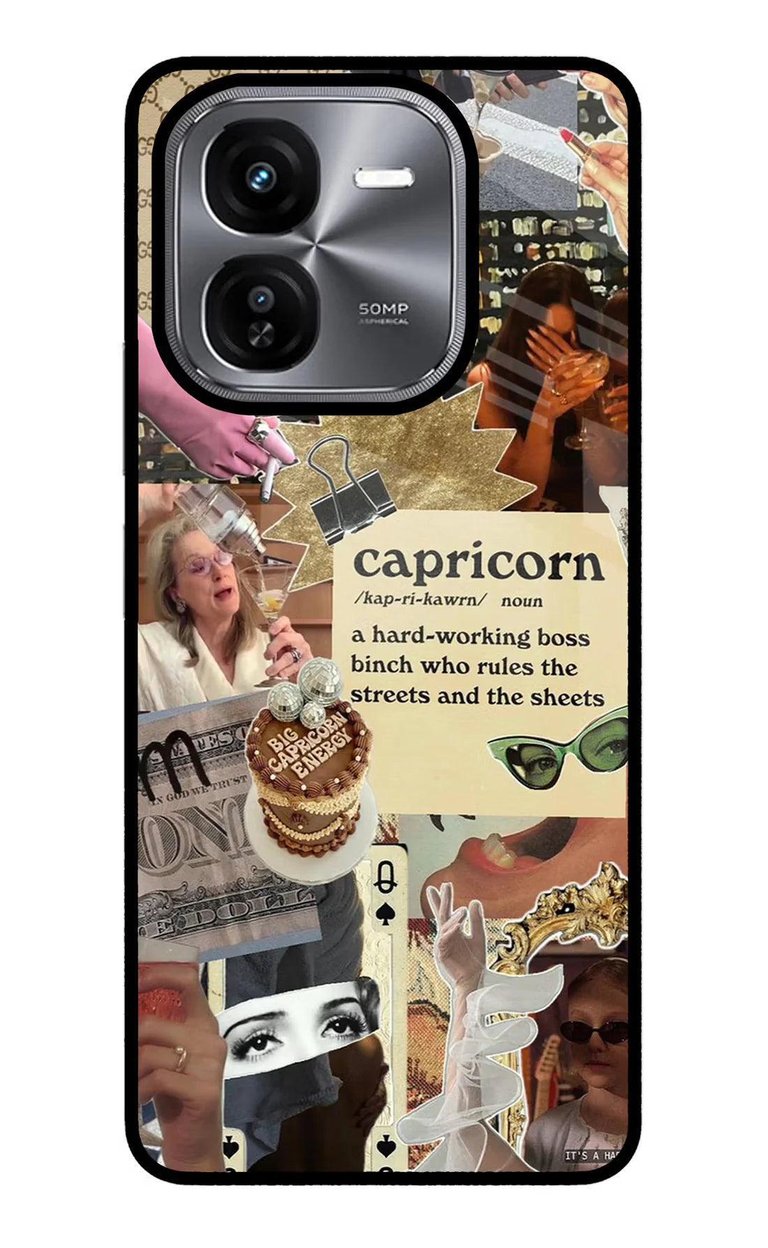 Capricorn Zodiac iQOO Z9X  Back cove