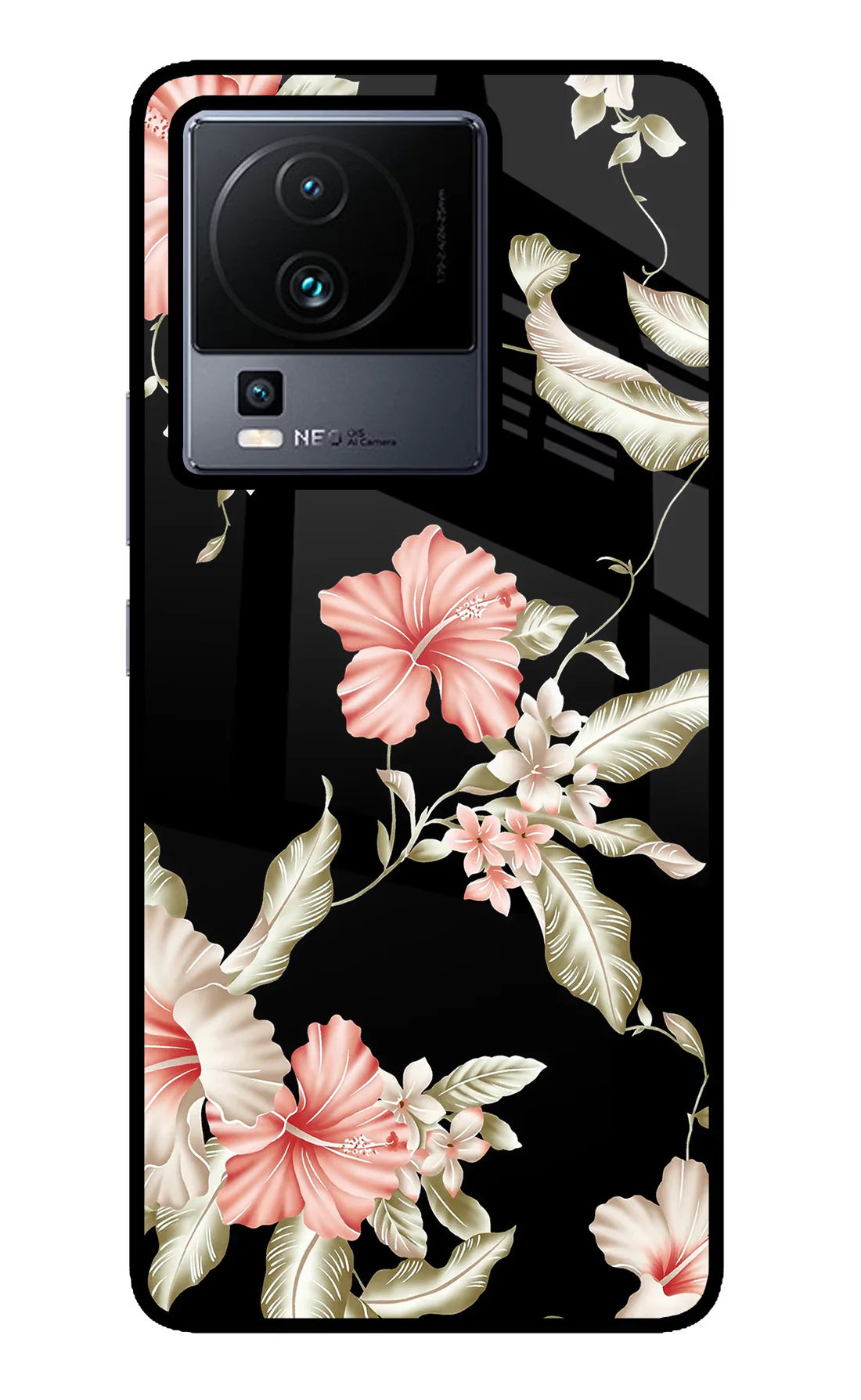 Flowers iQOO Neo 7  Back cover