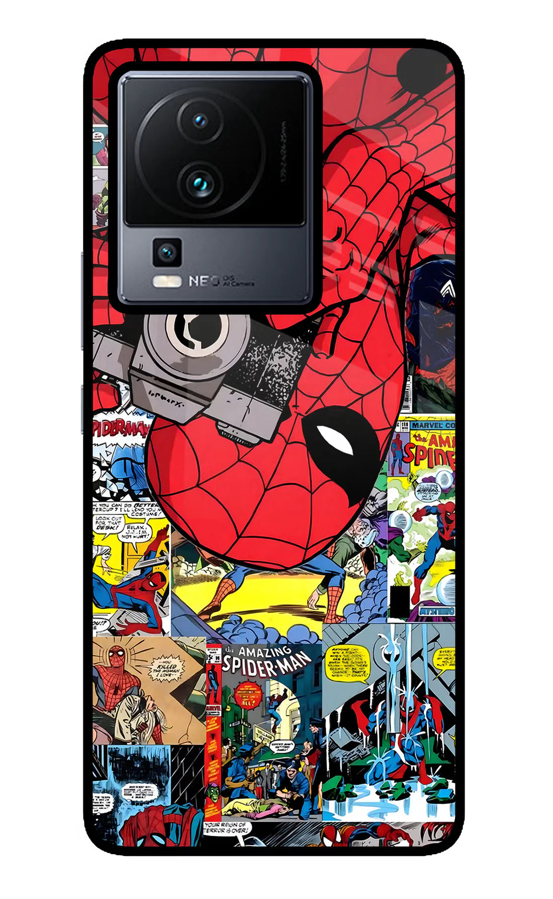 Spider Man iQOO Neo 7 Back cover