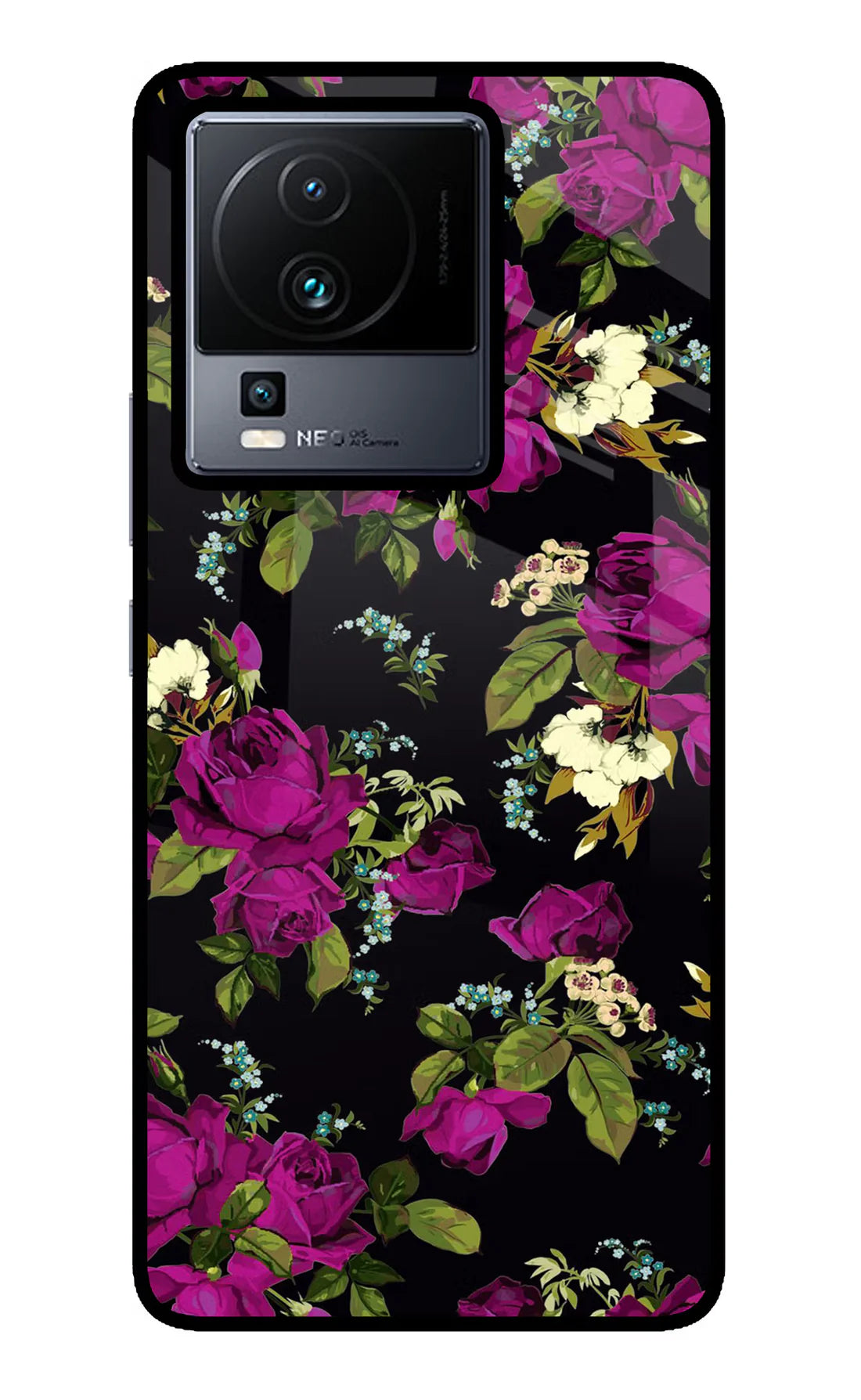 Flowers iQOO Neo 7 ProBack cover