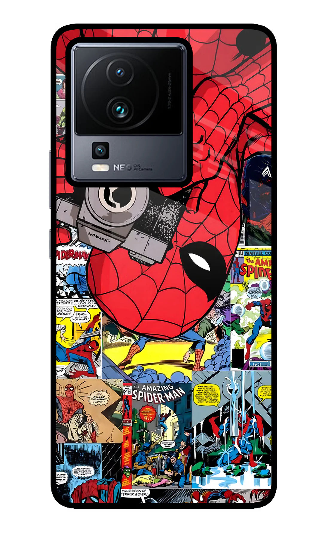 Spider Man iQOO Neo 7 Pro   Back cover