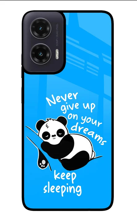 Keep Sleeping Moto G35 5G Back Cover
