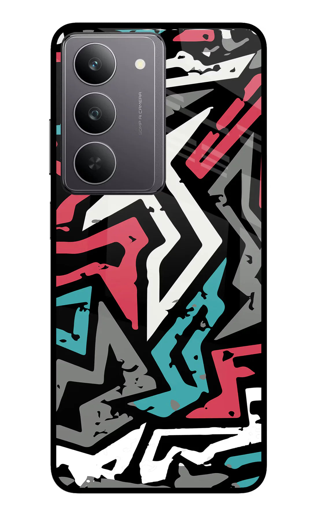 Geometric Graffiti Realme 14x 5G/Realme P3x Back cover