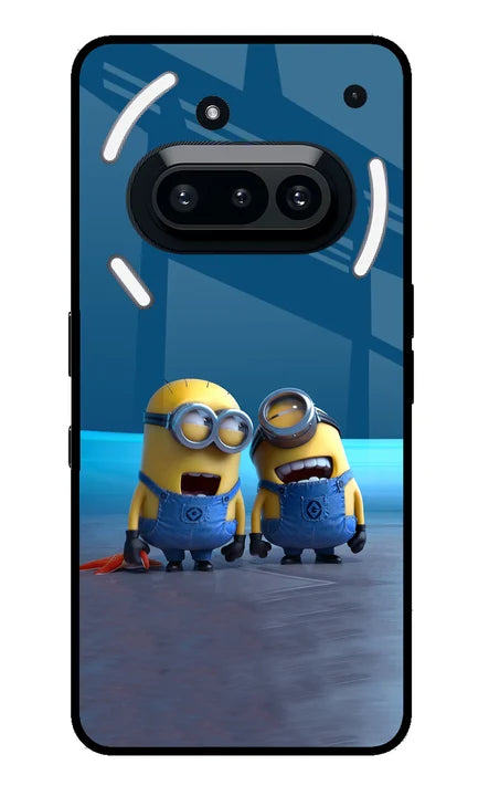 Minion Laughing Nothing Phone 3A Back Cover