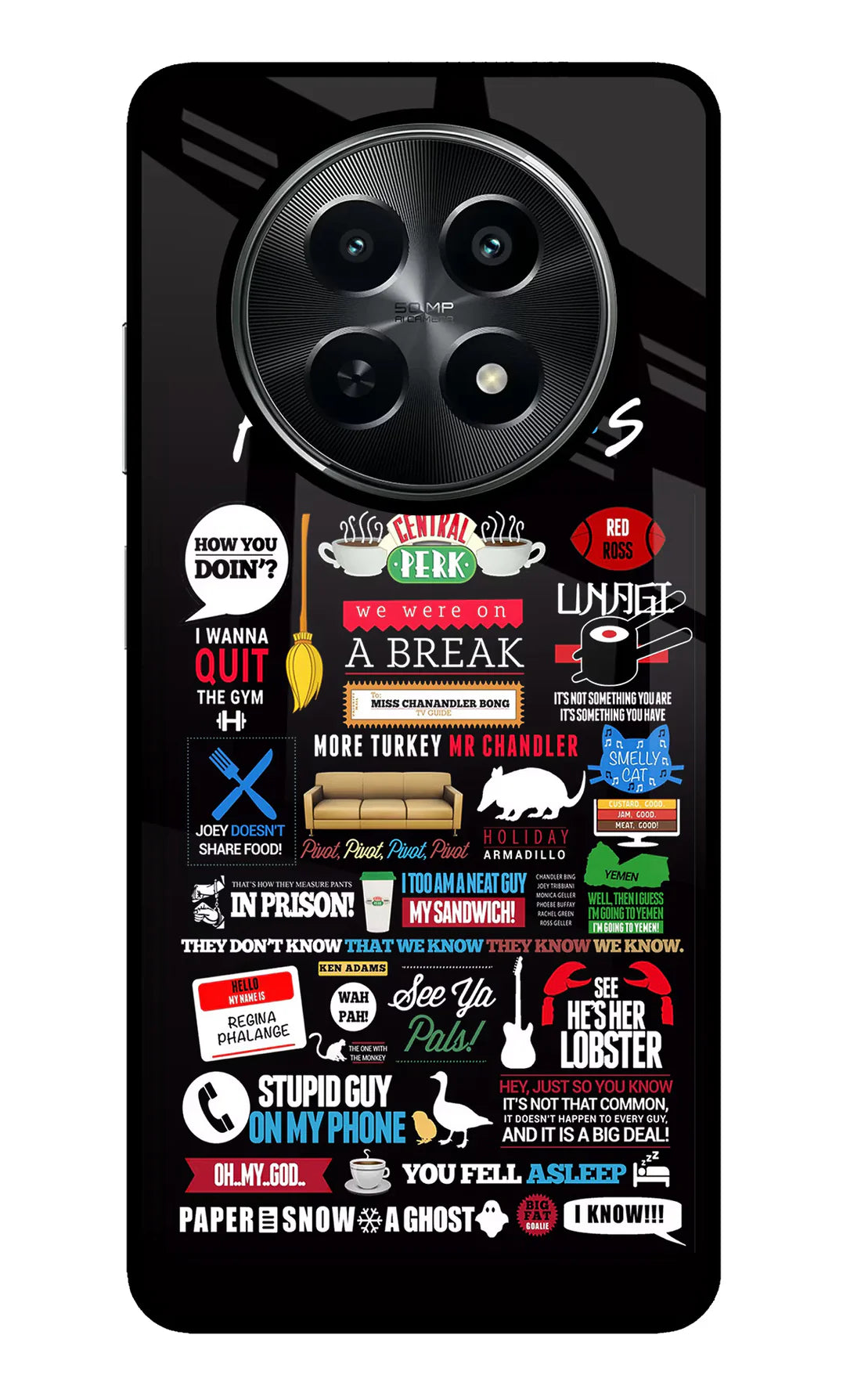 FRIENDS Realme C65 5G Back cover