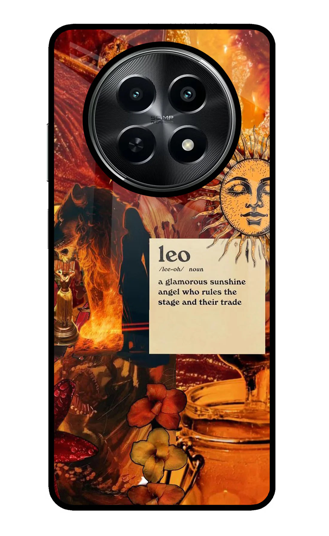 Leo Zodiac Realme C65 5G Back cover