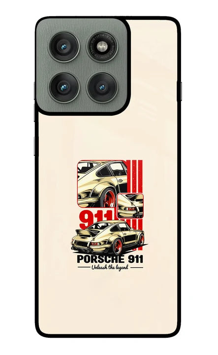 Classic Porsche 911 Moto Edge 60 Pro Back Cover