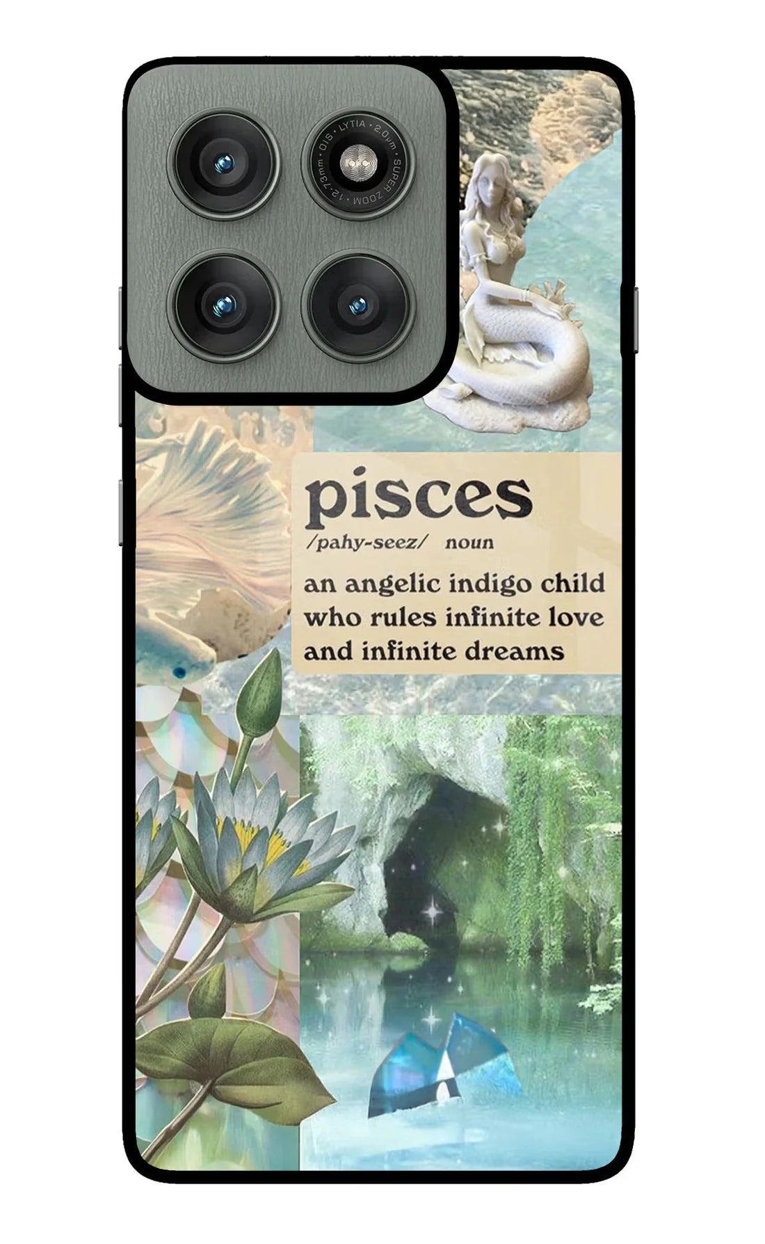 Pisces Zodiac Moto Edge 60 Pro Back cover