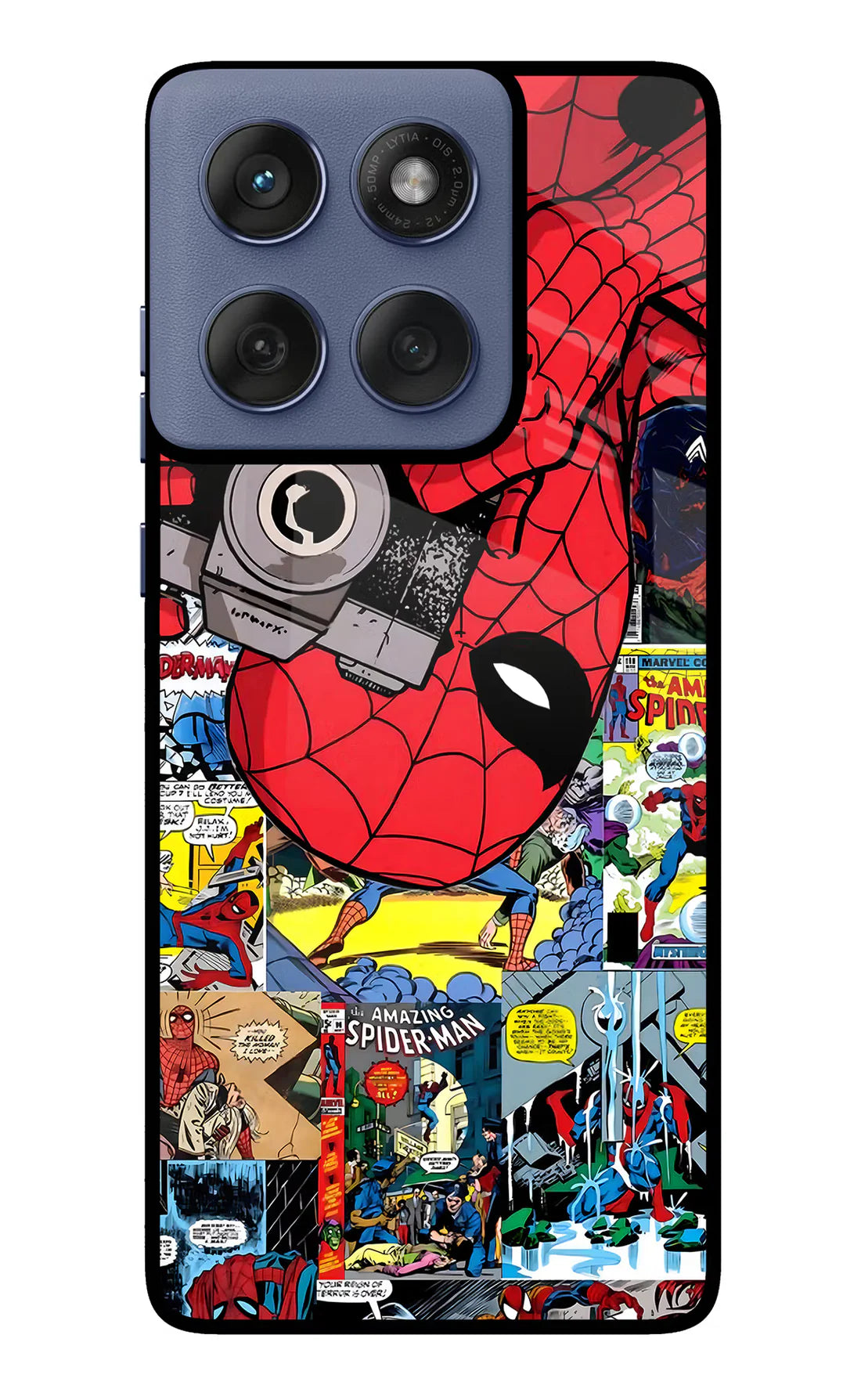 Spider Man Moto Edge 60 Fusion Back cover