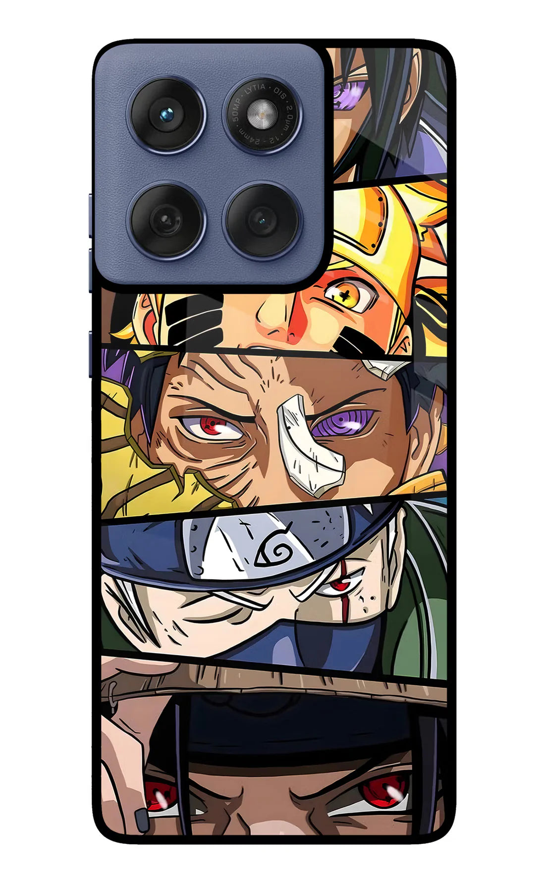 Naruto Character Moto Edge 60 Fusion Back cover