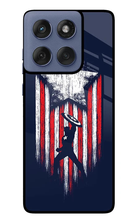 Captain America Marvel Art Moto Edge 60 Fusion Back Cover