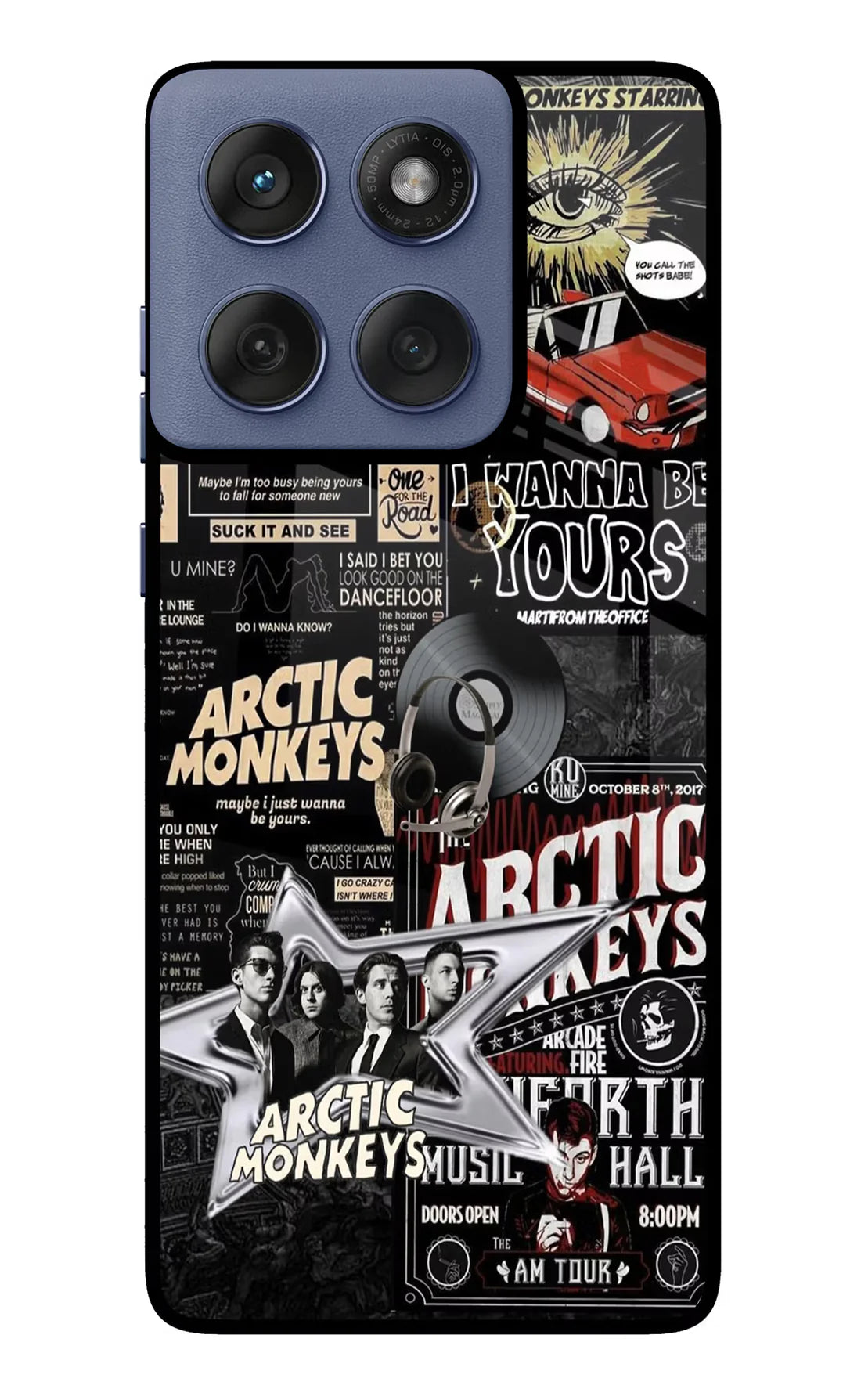 Arctic Monkeys Moto Edge 60 Fusion Back cover