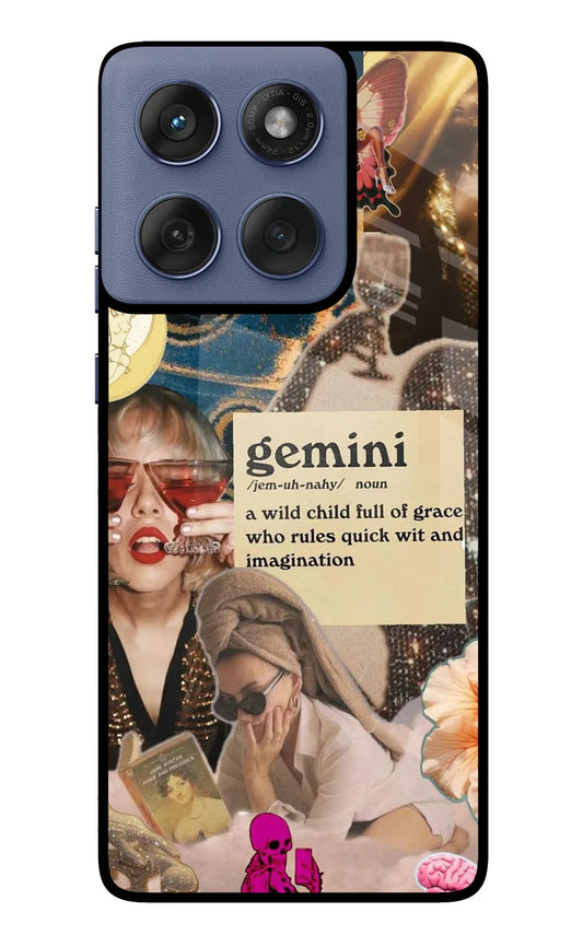 Gemini Zodiac Moto Edge 60 Fusion Back cover