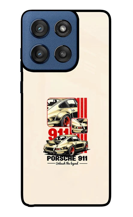 Classic Porsche 911 Moto Edge 60 Stylus Back Cover