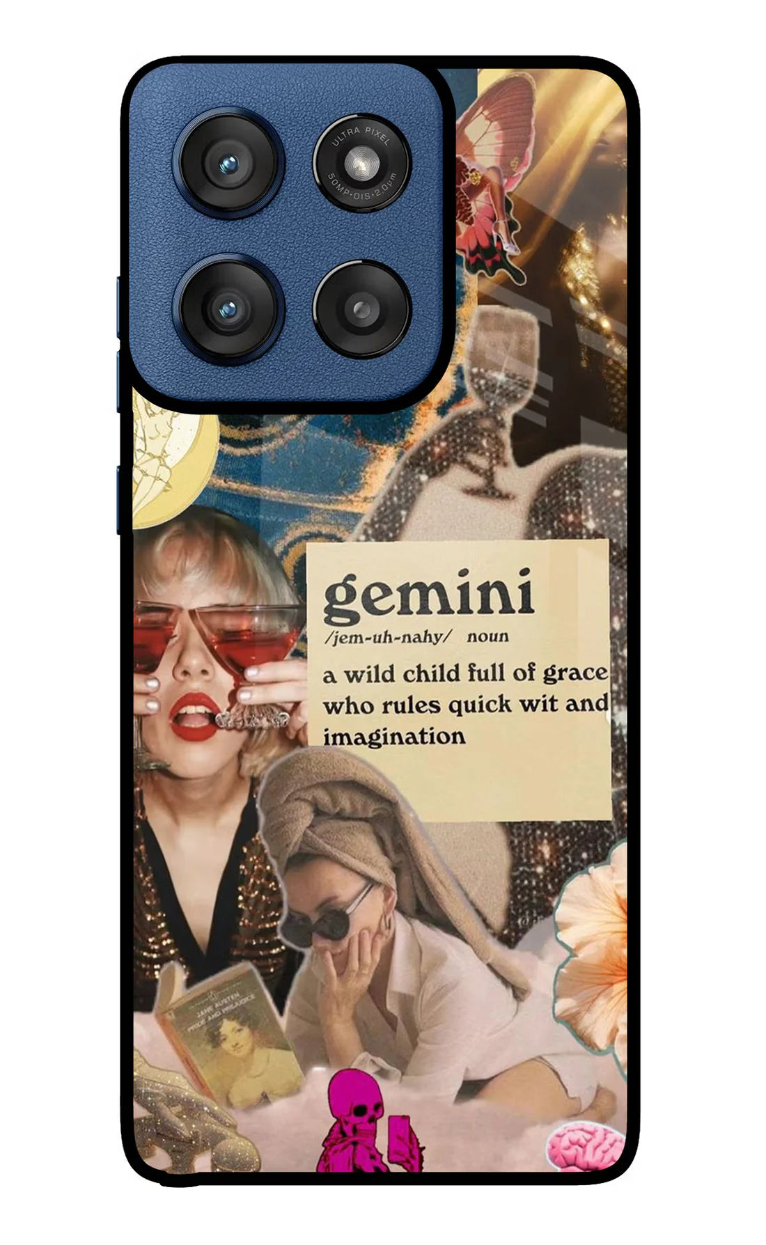 Gemini Zodiac Moto Edge 60 Stylus Back cover