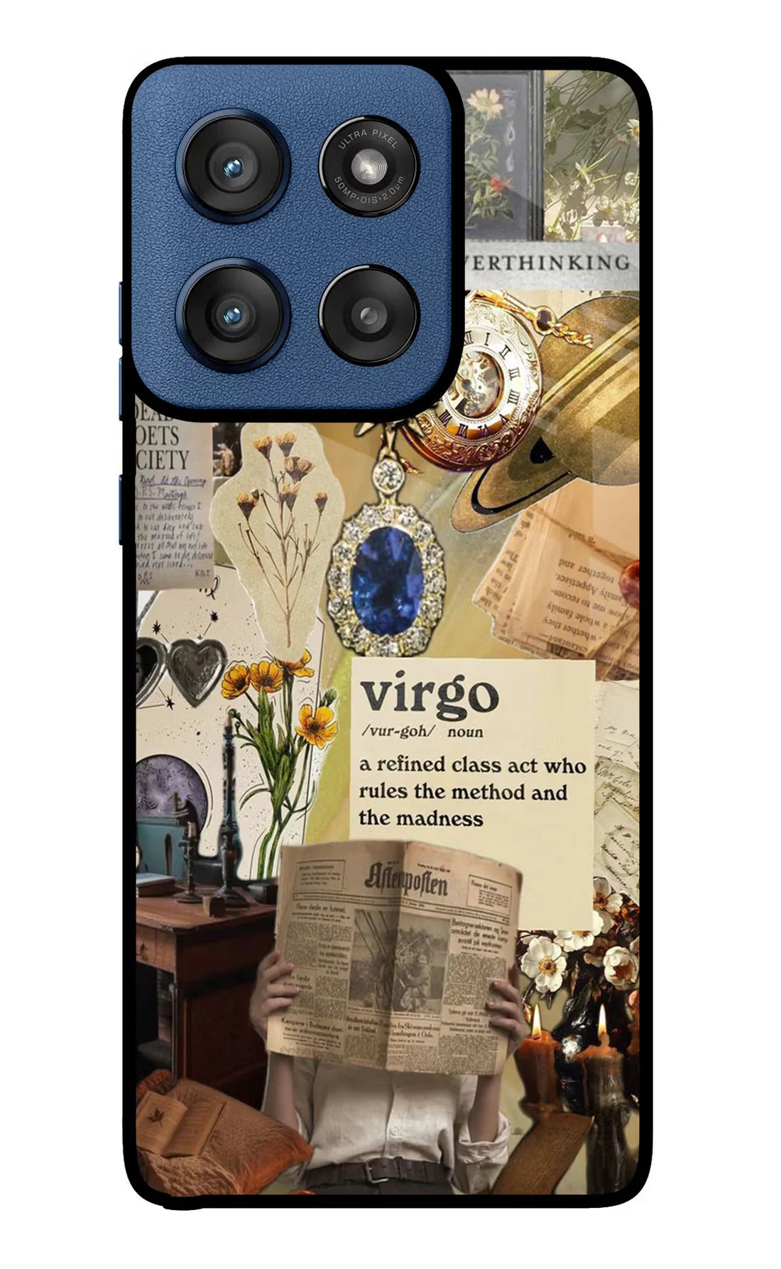 Virgo Zodiac Moto Edge 60 Stylus Back cover