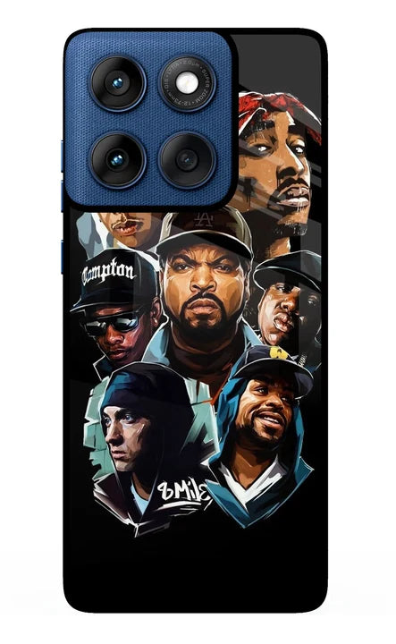 Rappers Moto Edge 60 Back Cover