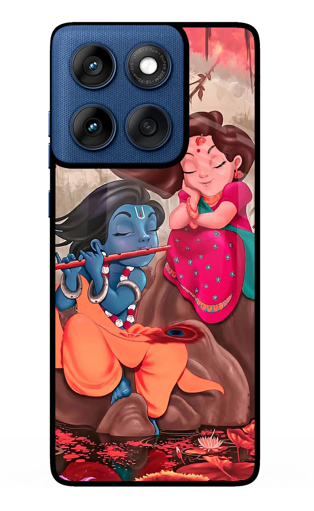 Radhe Krishna Moto Edge 60  Back Cover
