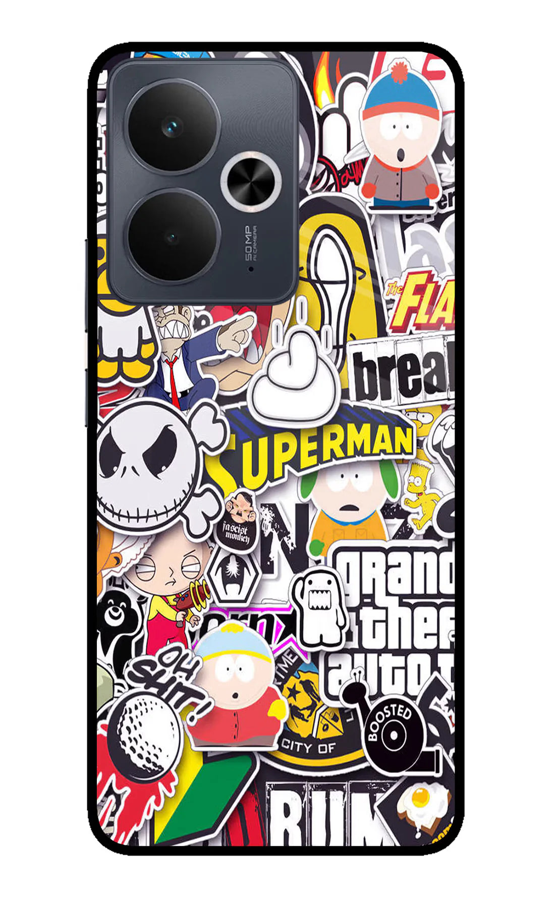 Sticker Bomb Realme 14T 5G Back cover