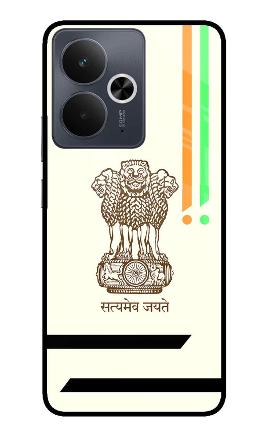 Satyamev Jayate Brown Logo Realme 14T 5G Back cover