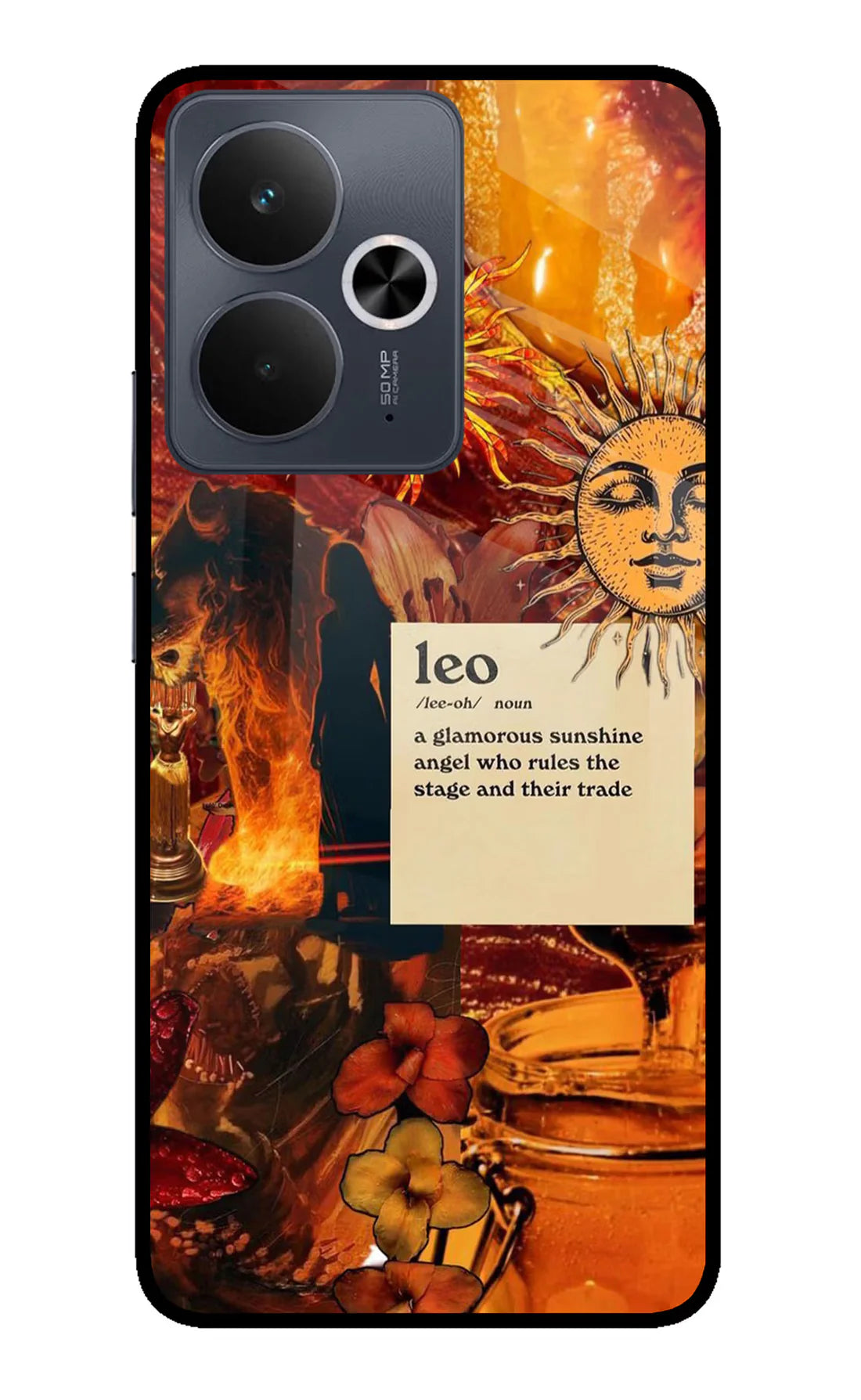 Leo Zodiac Realme 14T 5G Back cover