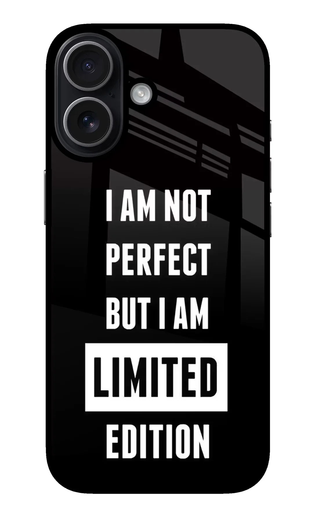 I Am Not Perfect But I Am Limited Edition iPhone 16 back cover