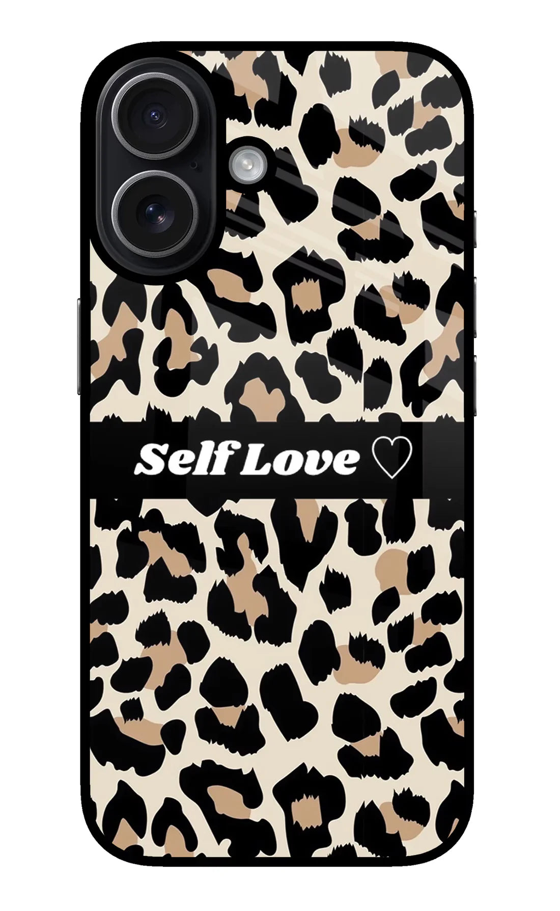 Leopard Print Self Love  iPhone 17 back cover