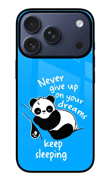 Keep Sleeping iPhone 17 Pro Back Cover
