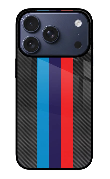 BMW Stripes Pattern iPhone 17 Pro Back Cover