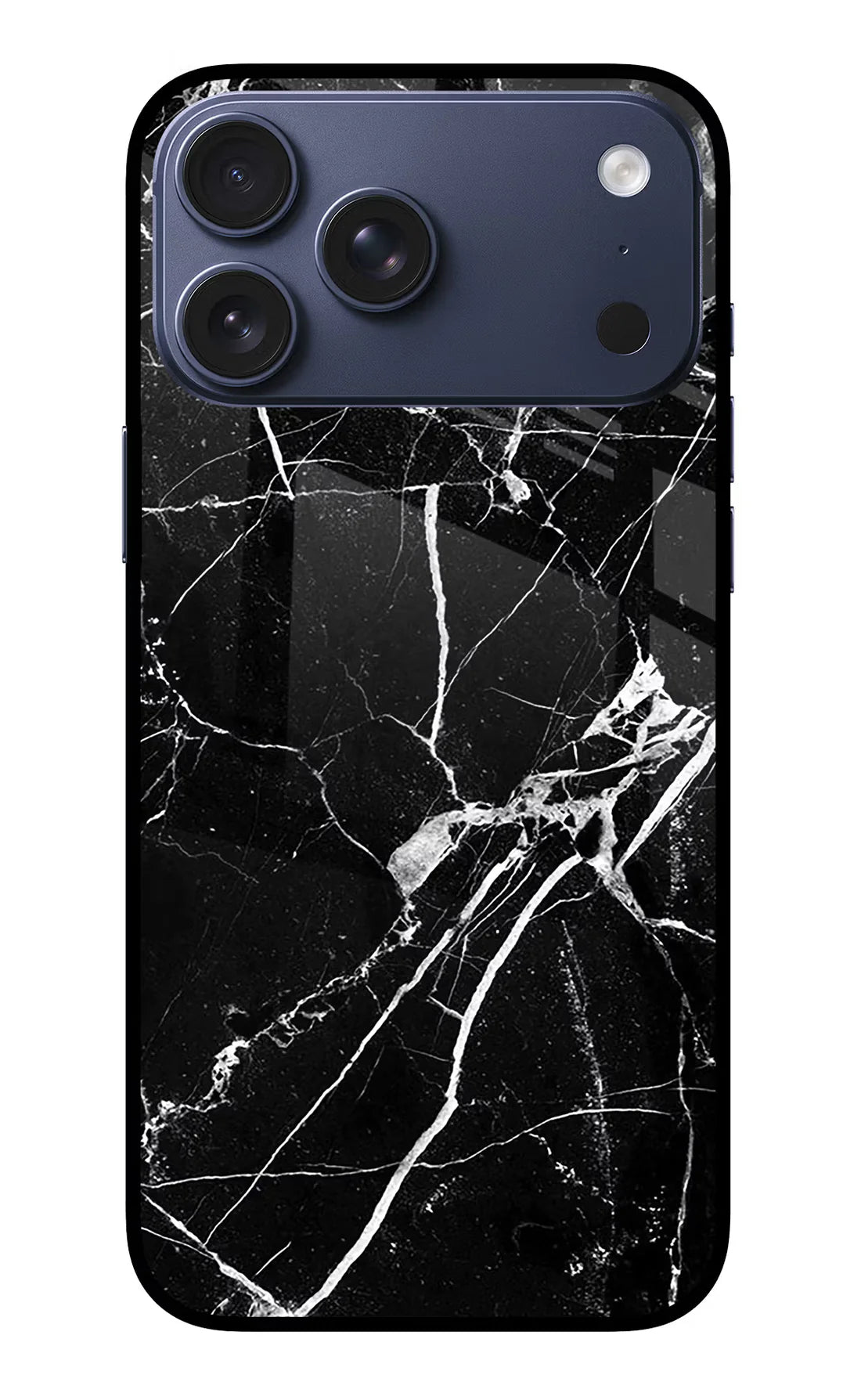 Black Marble Pattern iPhone 17 Pro Max  Back cover
