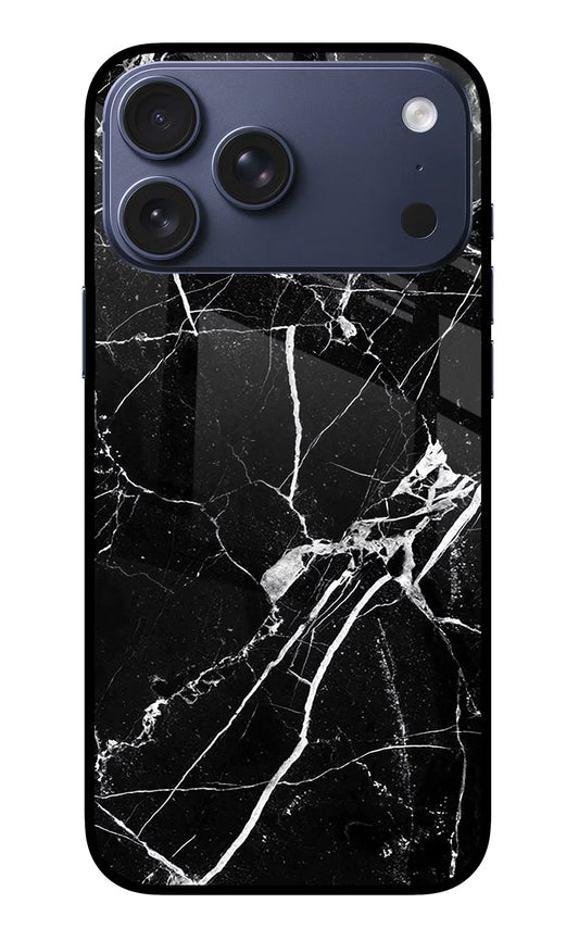 Black Marble Pattern iPhone 17 Pro Max  Back cover