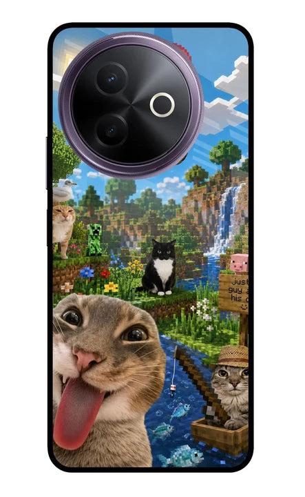 Minecraft Cat Chaos Vivo Y39 5G Back Cover