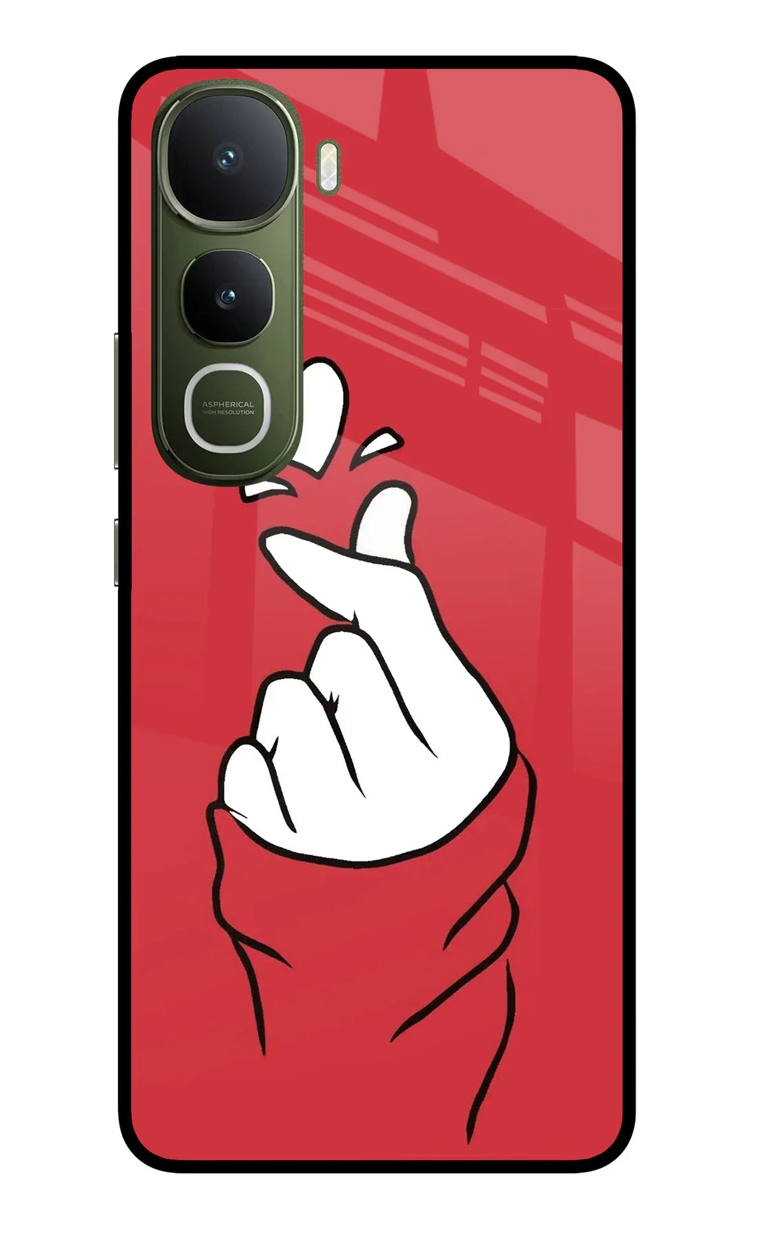 Korean Love Sign Vivo Y400 5G Back cover