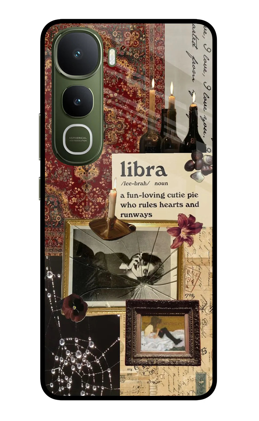 Libra Zodiac Vivo Y400 5G Back cover