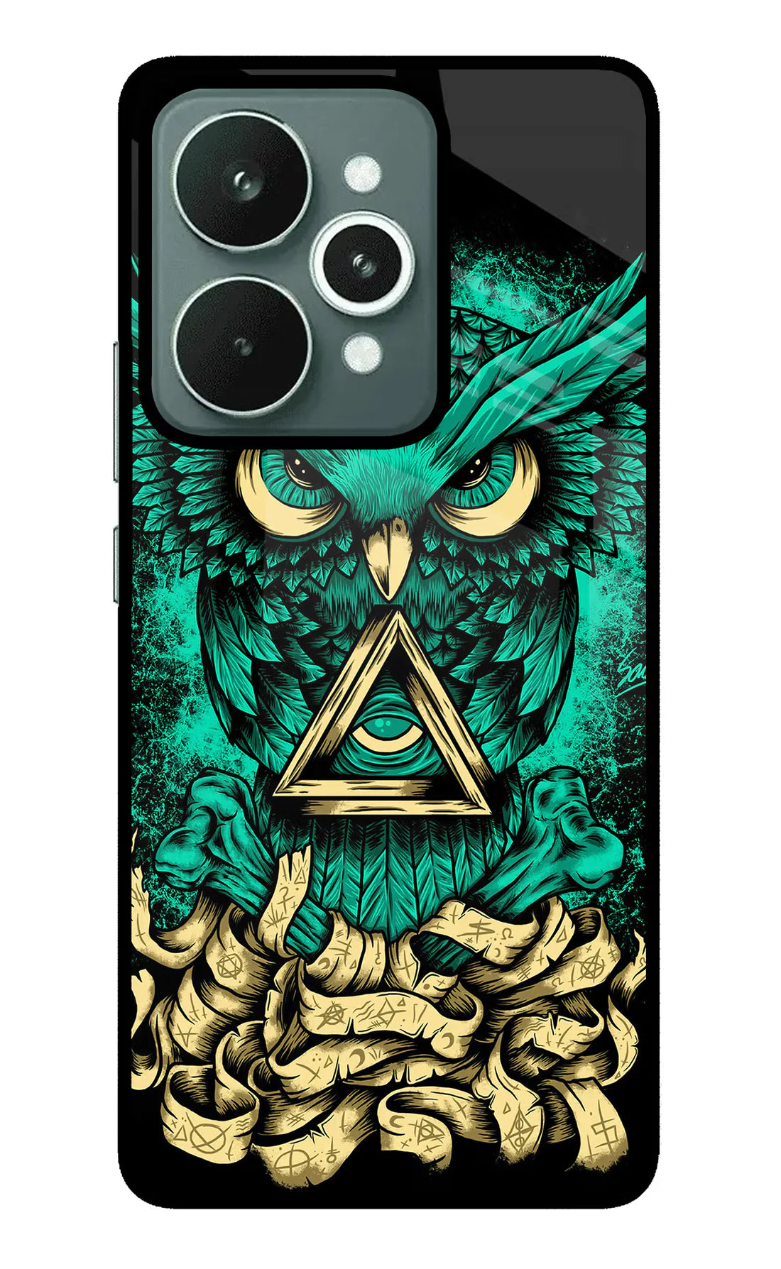 Green Owl Realme 15 Back cover