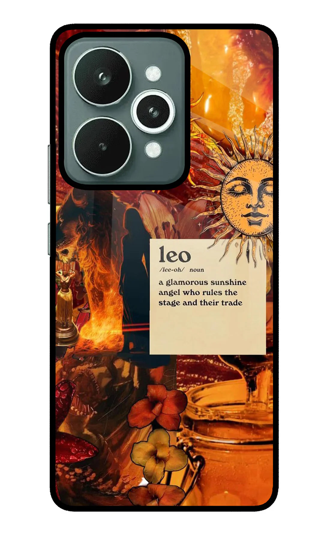 Leo Zodiac Realme 15  Back cover