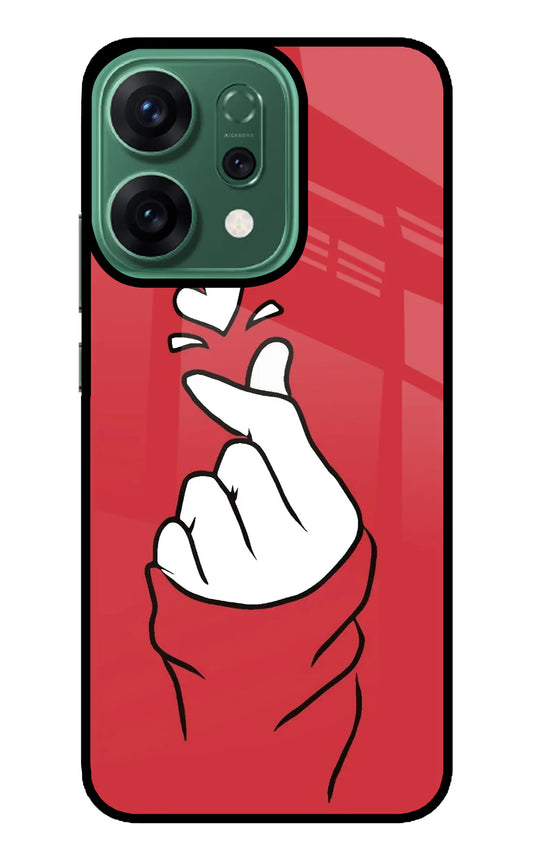Korean Love Sign Oppo Reno14 5G Back cover