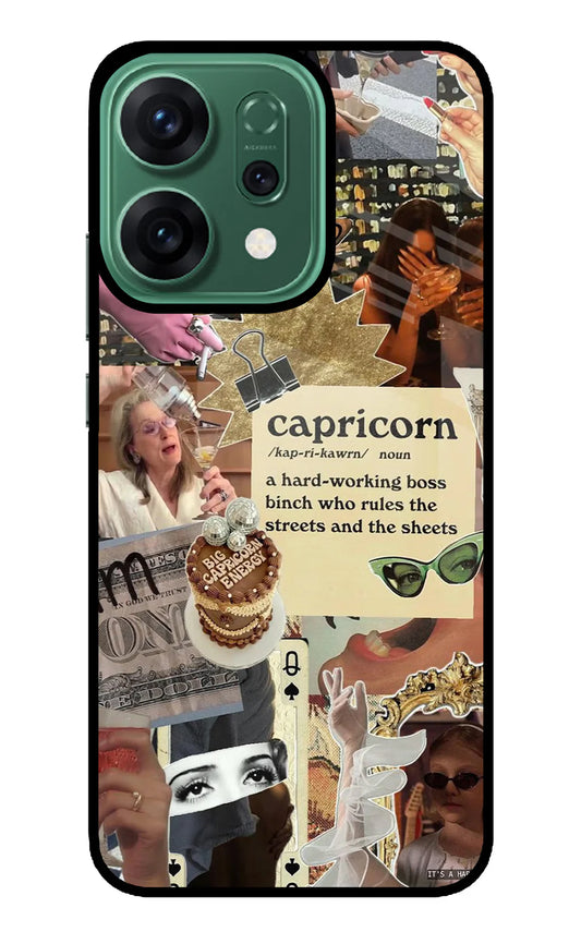 Capricorn Zodiac Oppo Reno14 5G Back cover