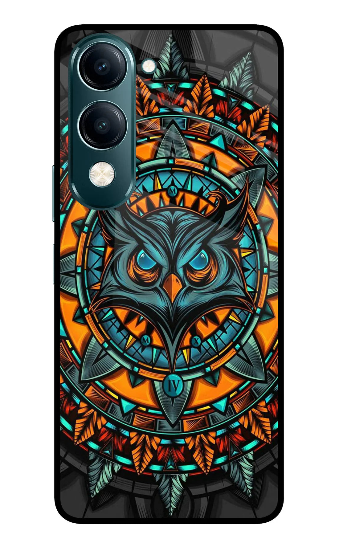 Angry Owl Art Vivo Y19s/ Y29 5G Back cover