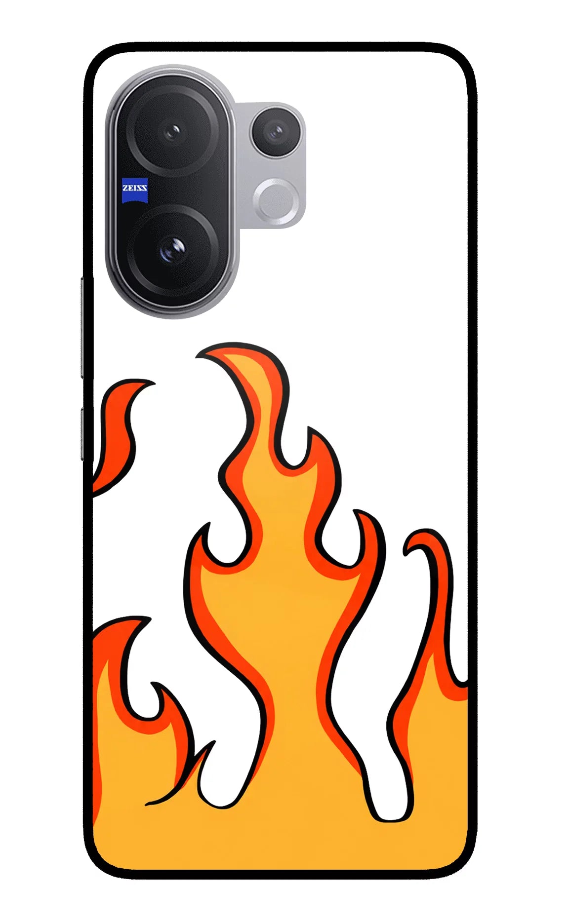 Fired Up – White Vivo V60 5G / V60e 5G / Vivo T4 Pro 5G Back Cover