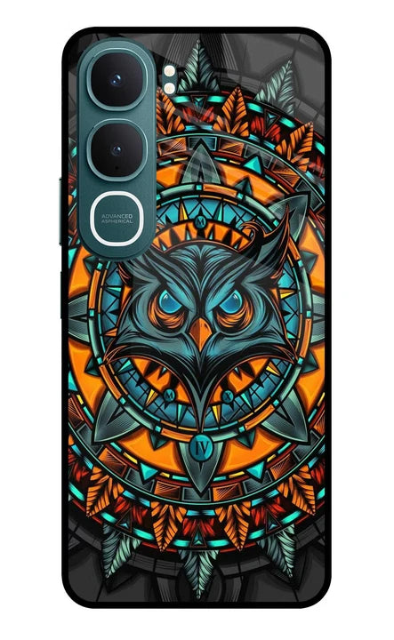 Angry Owl Art Vivo Y31 5G Back Cover
